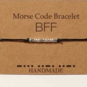 BFF Morse Code Bracelet